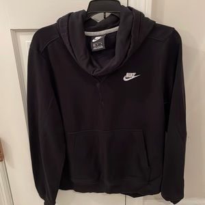Black Nike women’s hooded sweatshirt.